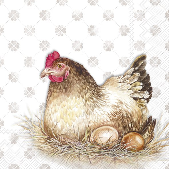 Servilleta de papel Albert Rooster ( modelo Poule)