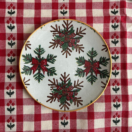 Plato de pan estrellas de ramas