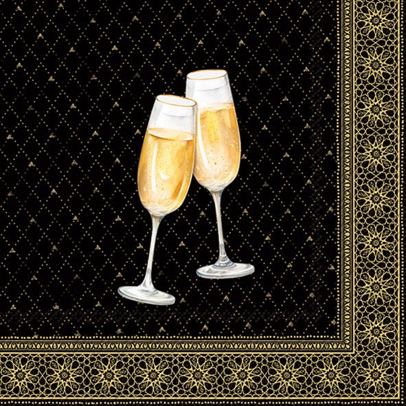 Servilleta Golden Drinks