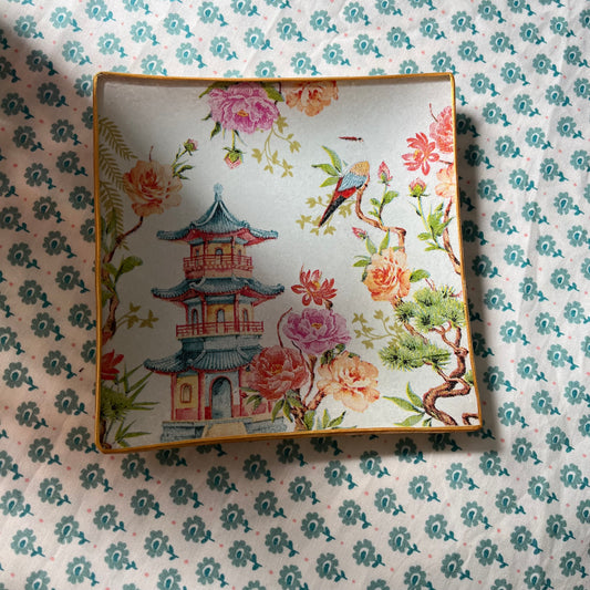 Plato/ bandeja Jardín Oriental