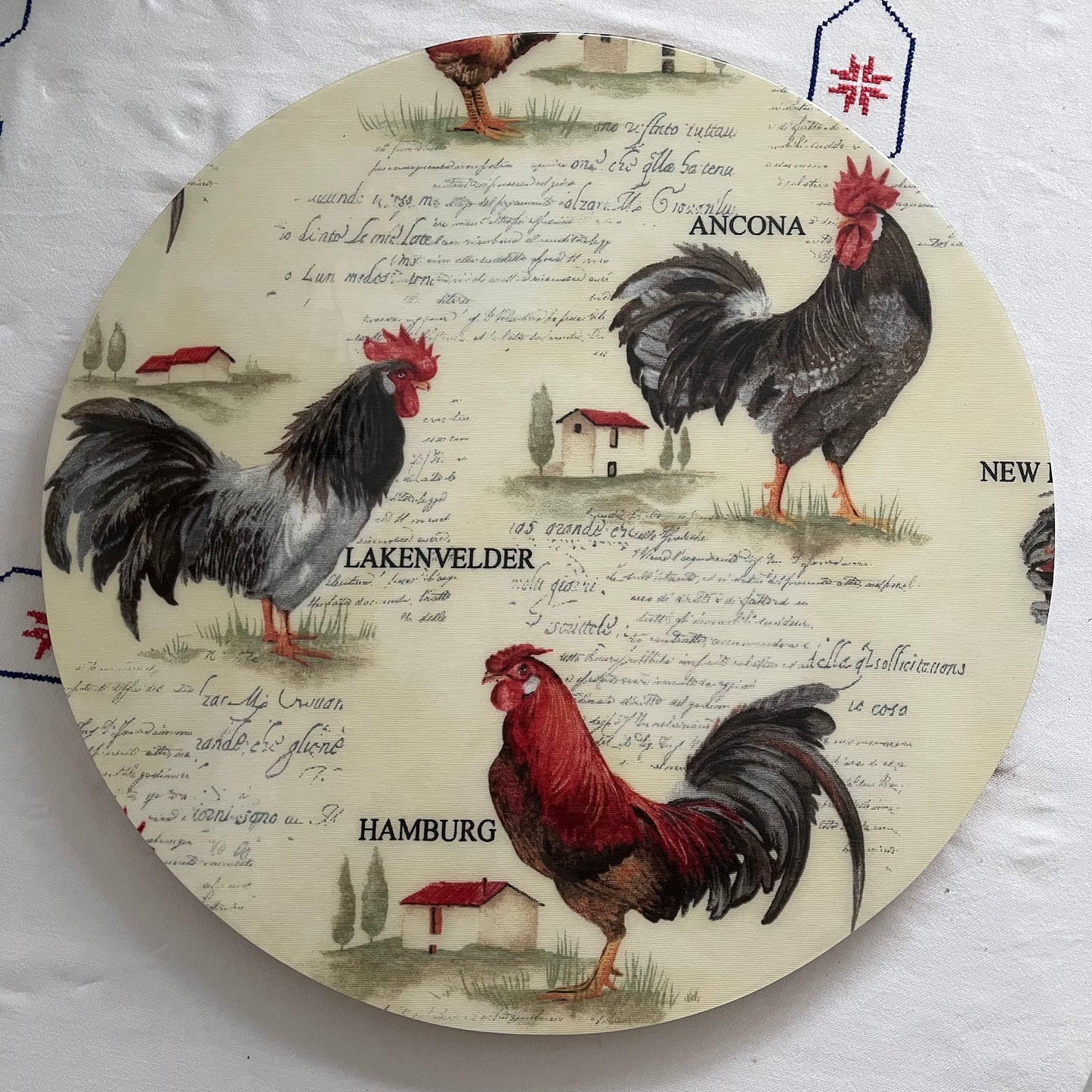 Tabla giratoria razas de gallinas