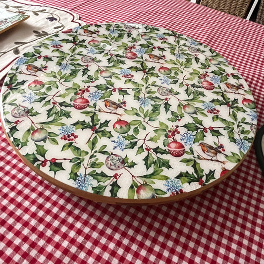 Tabla giratoria Christmas Holly