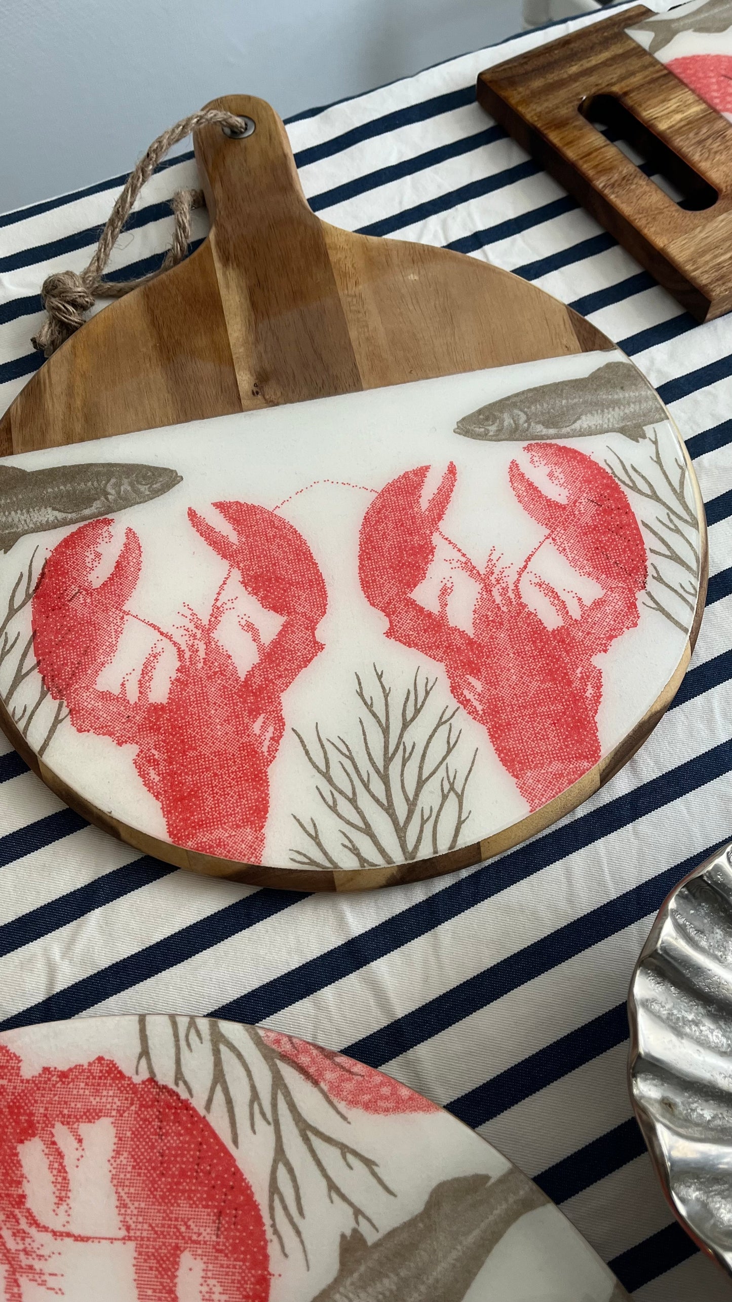Tabla de cocina redonda model Lobster