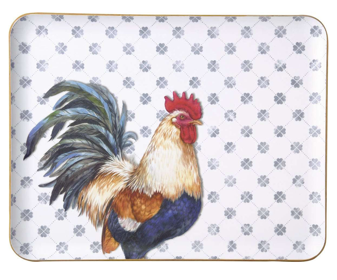 Bandeja de madera Albert Rooster