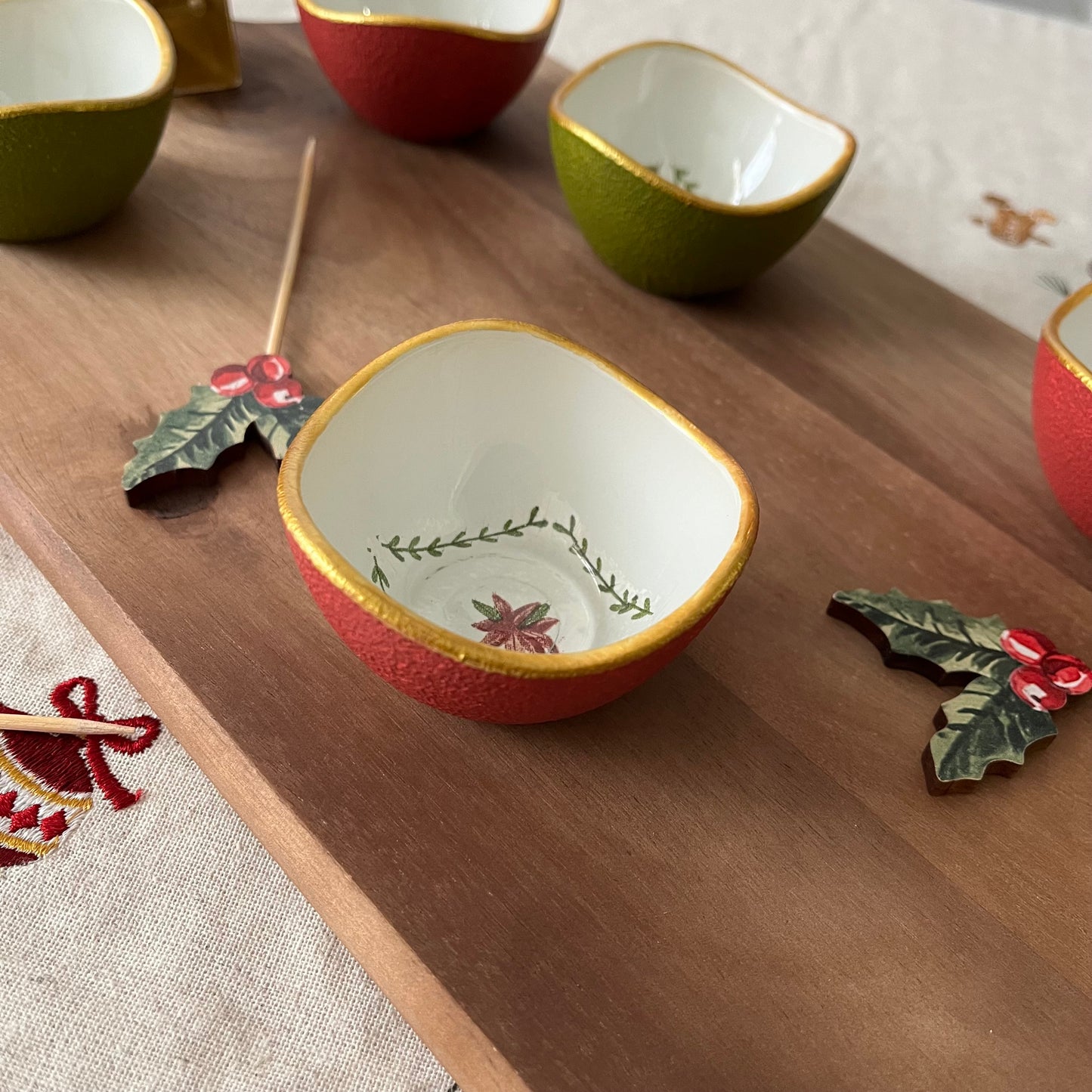 Cuencos salsa Christmas (juego de 6)