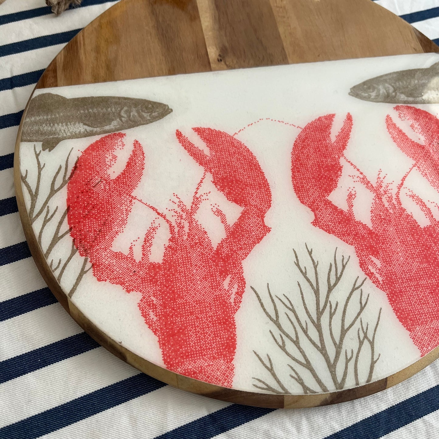Tabla de cocina redonda model Lobster