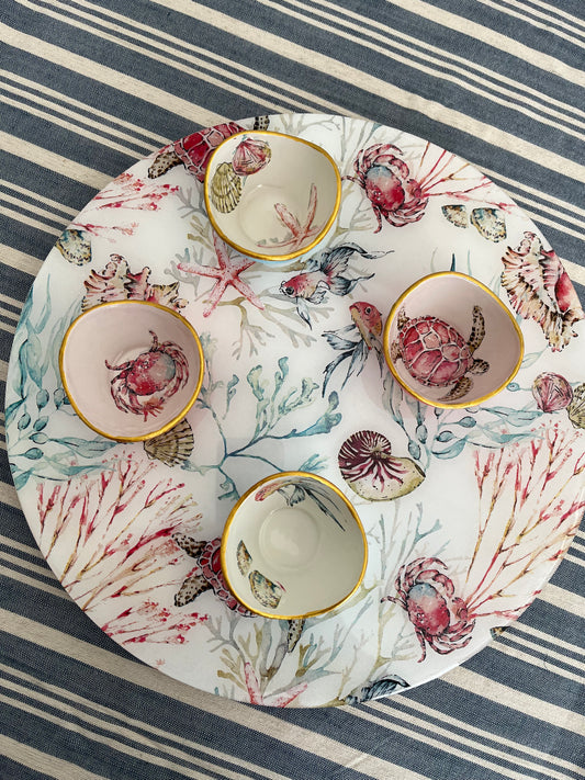 Cuencos salsa Arrecife ( juego de 4 unidades)