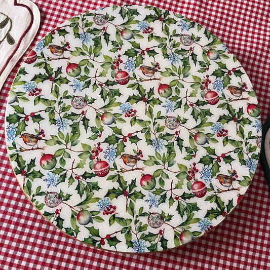 Tabla giratoria Christmas Holly