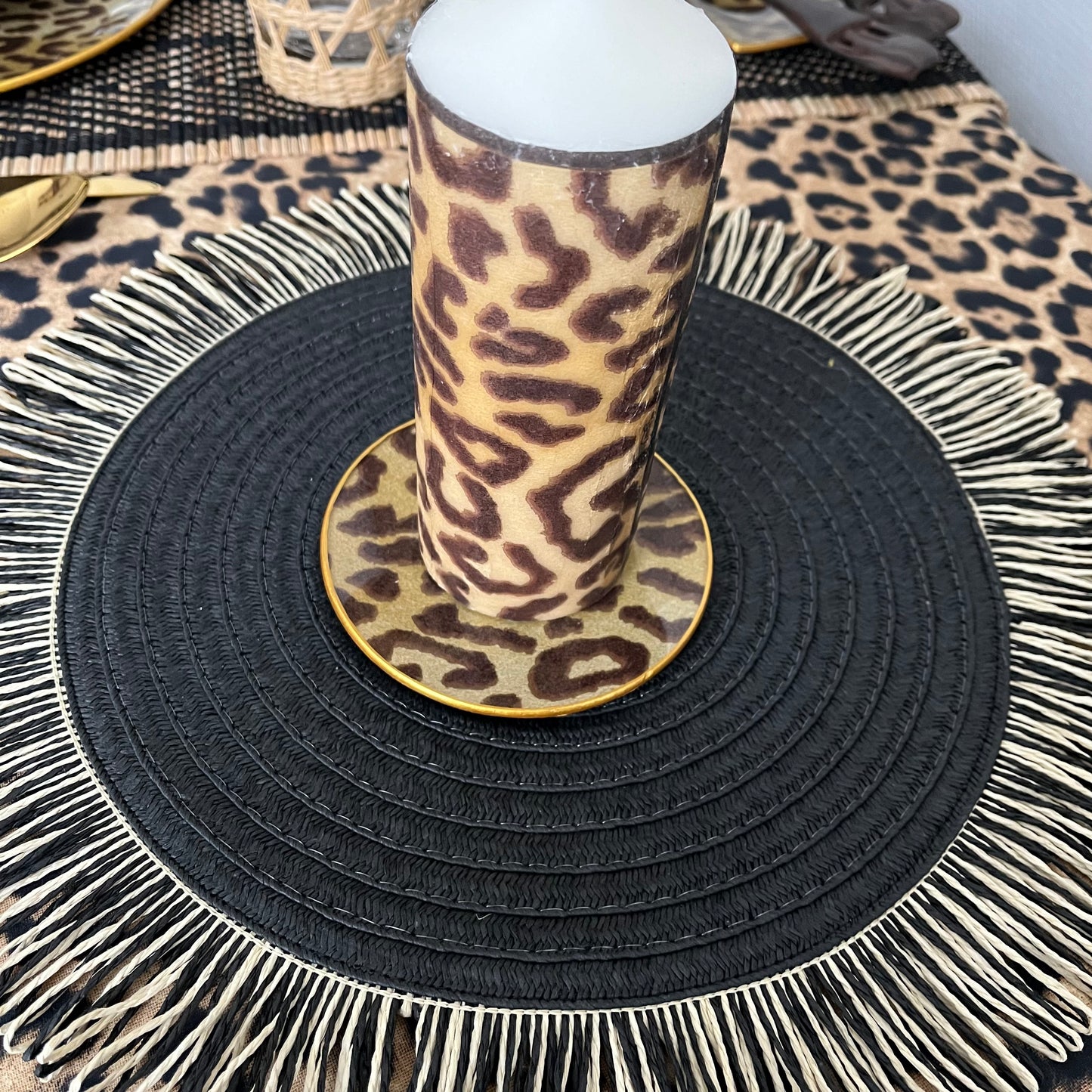 Plato/bandeja Animal Print