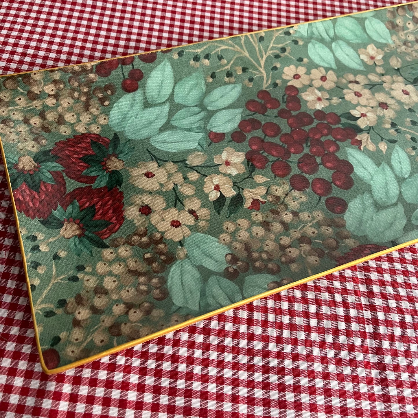 Bandeja rectangular Fresas silvestres