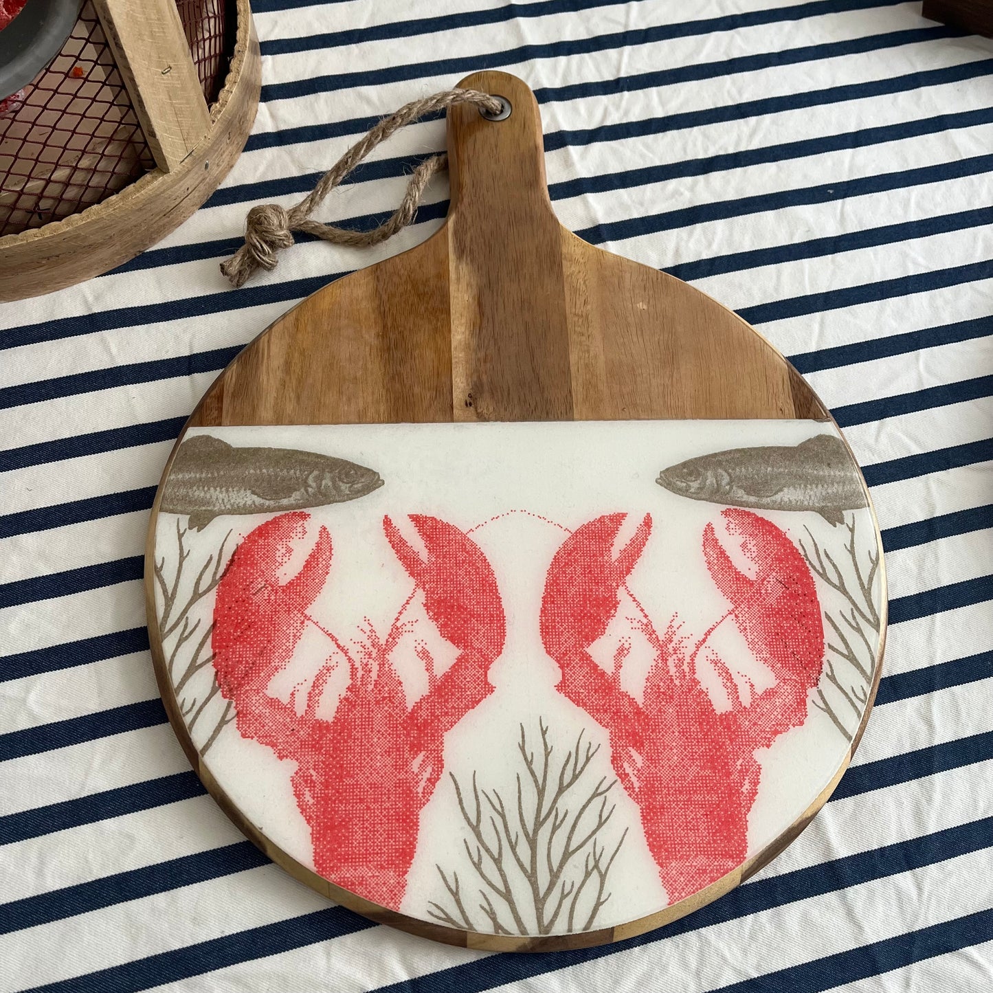 Tabla de cocina redonda model Lobster