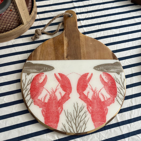 Tabla de cocina redonda model Lobster