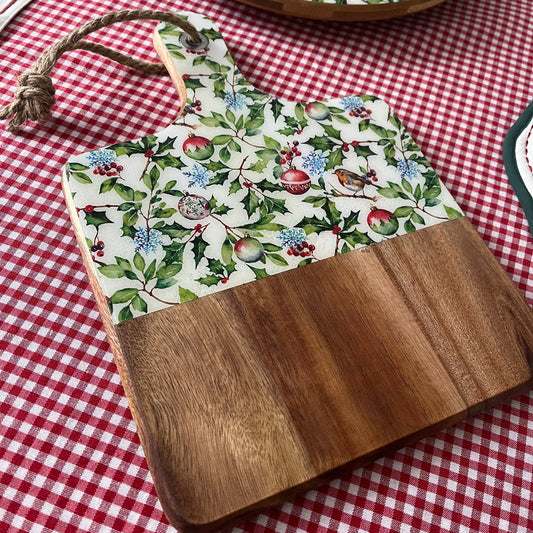 Tabla de aperitivo Christmas Holly