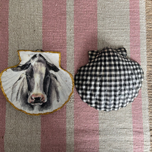 Concha de vieira Vaca frisona