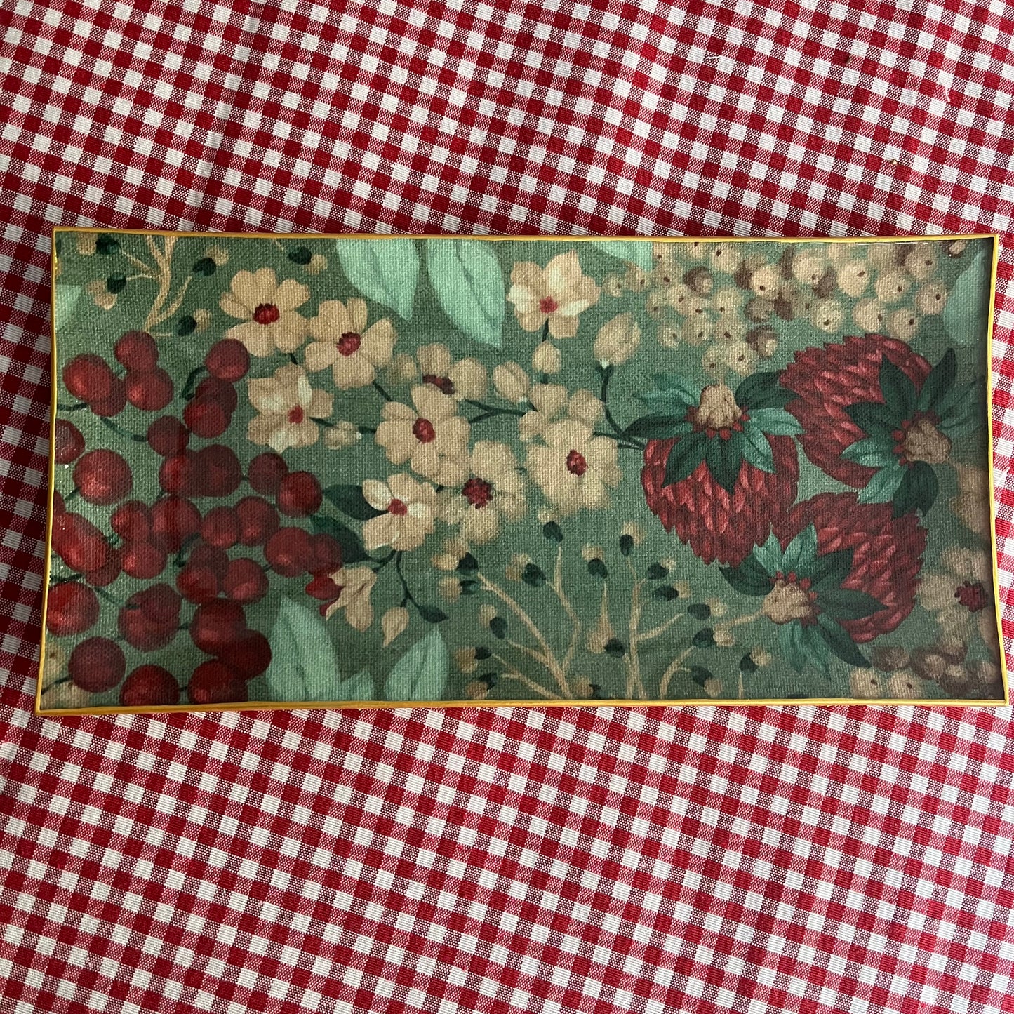 Bandeja rectangular Fresas silvestres