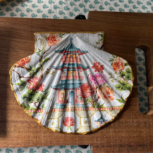 Concha de vieira jardín oriental