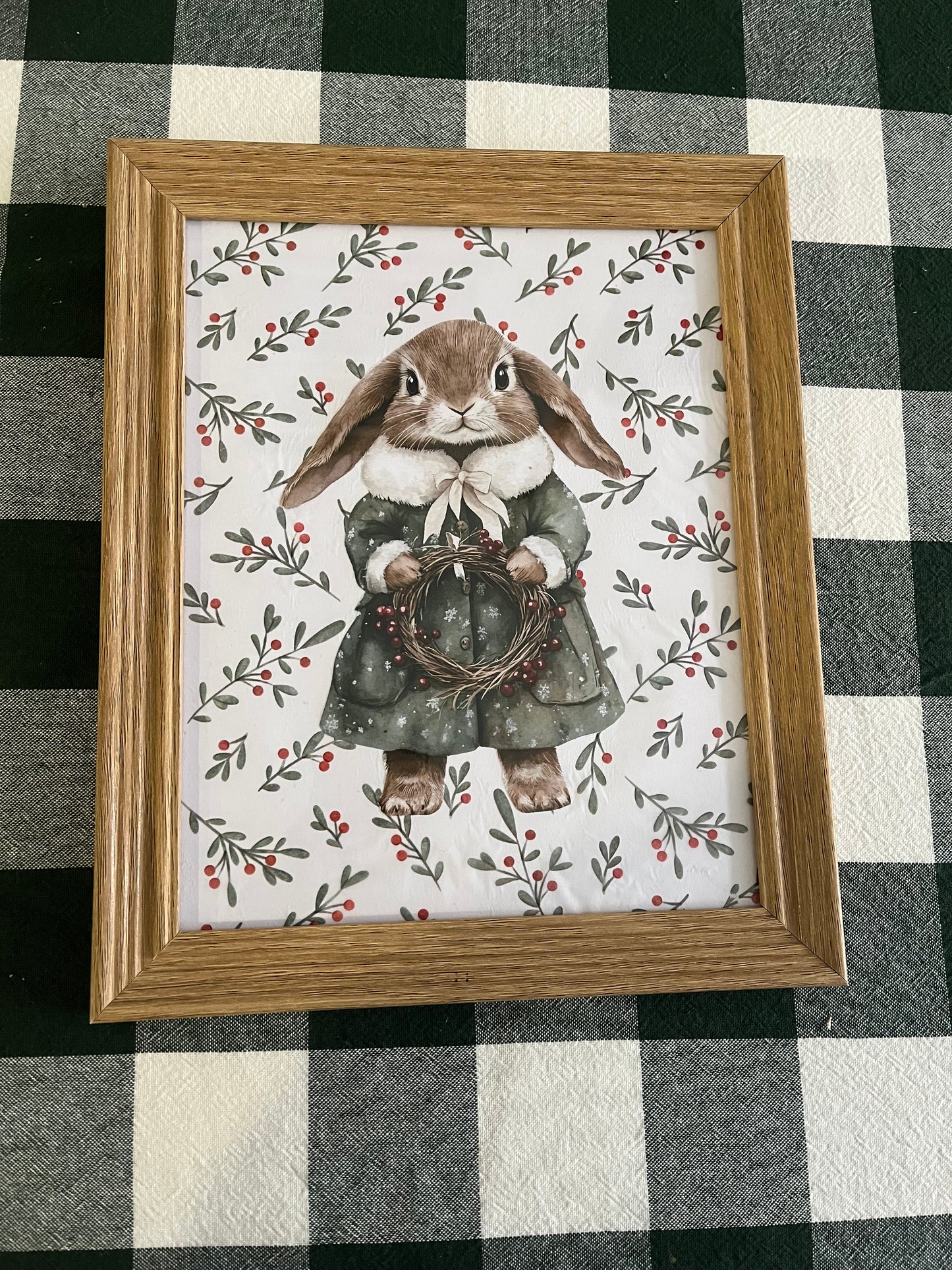 Cuadro Christmas Rabbit