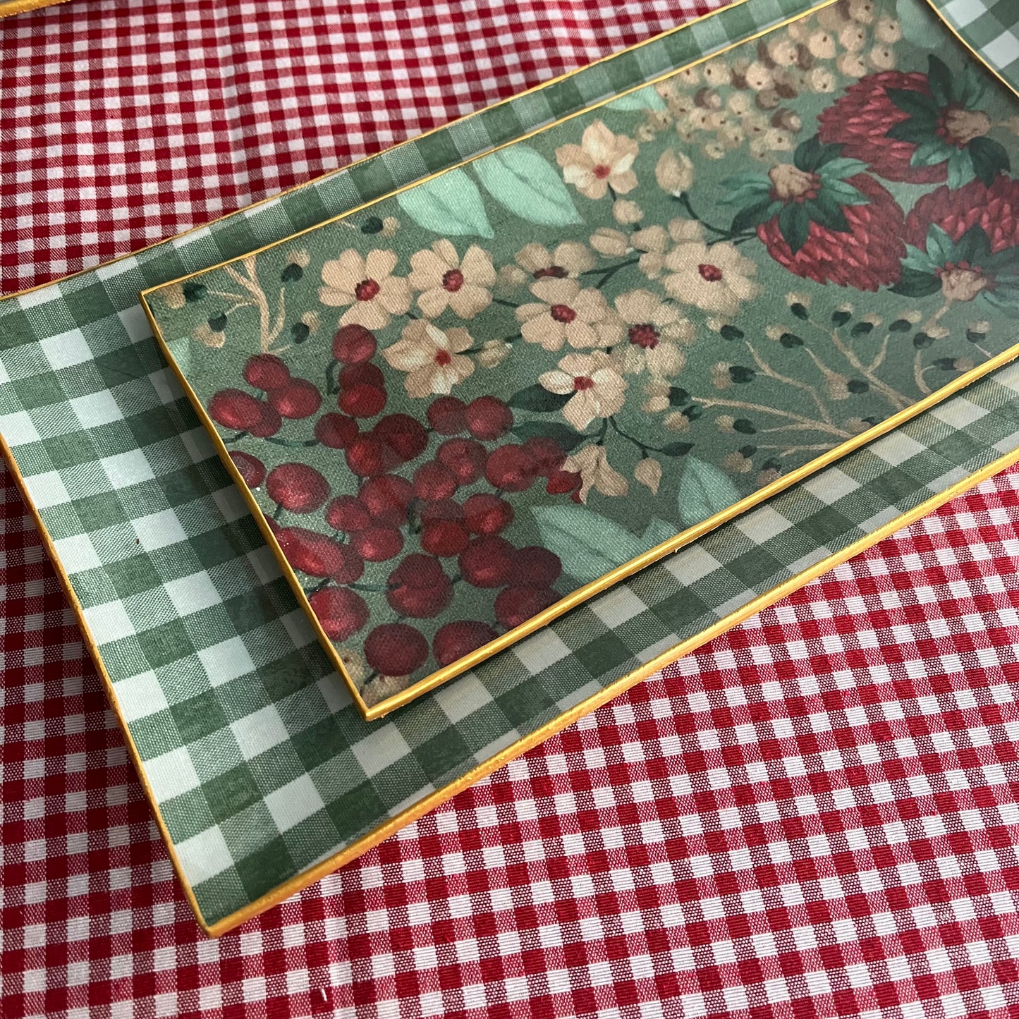 Bandeja rectangular Fresas silvestres