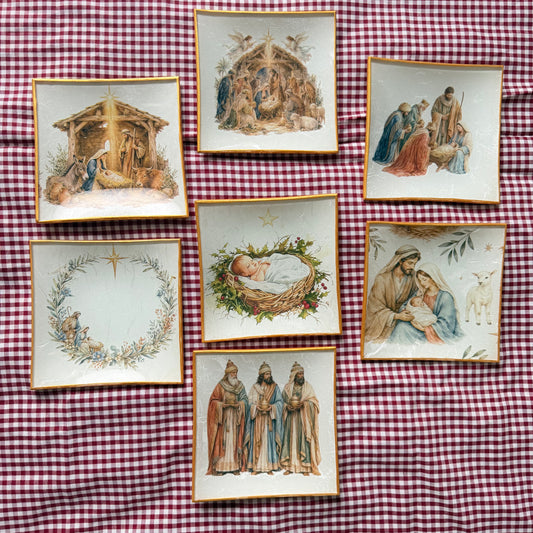 Platitos Niño Jesús y Portal de Belén