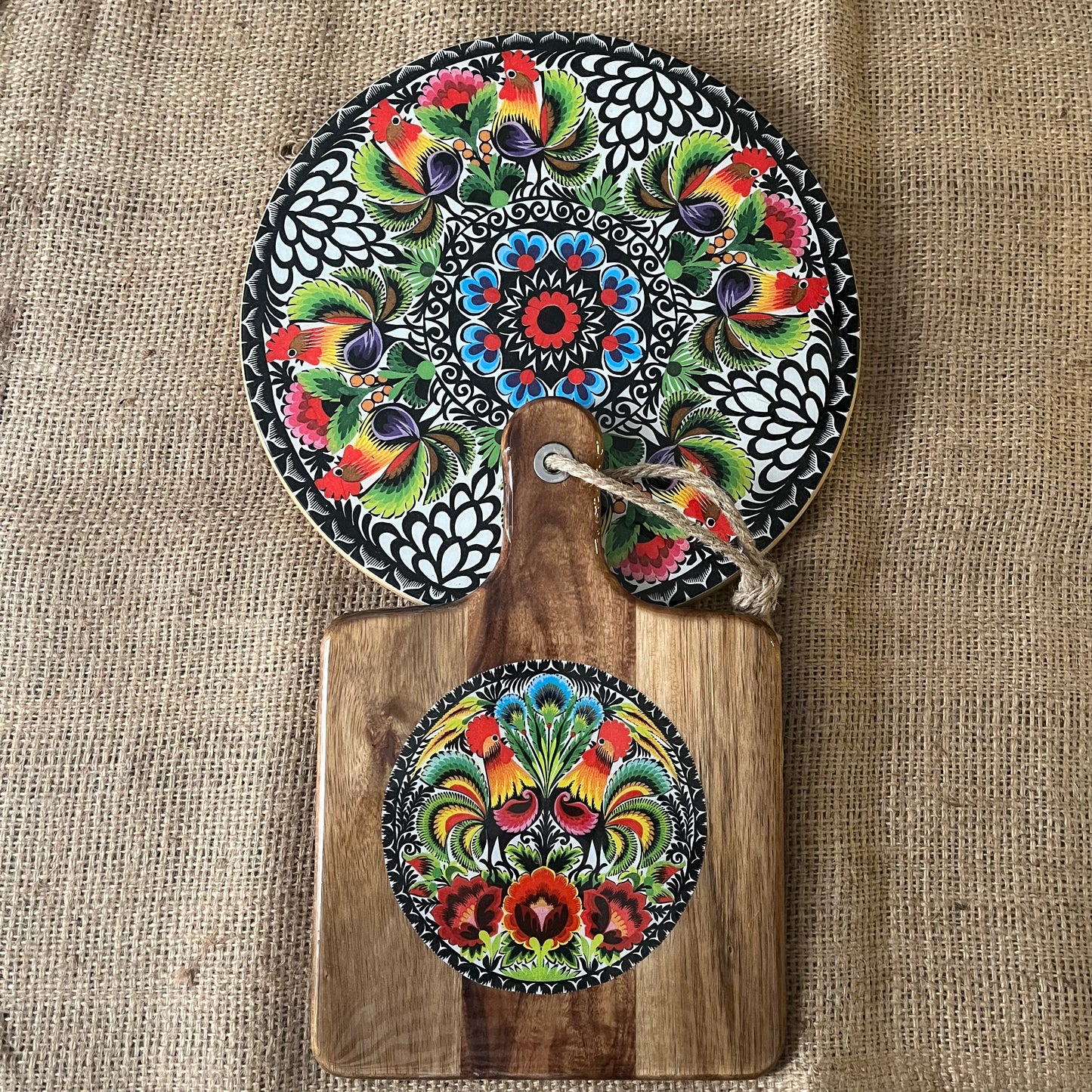 Tabla de aperitivo Folk Rooster