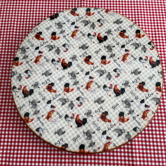 Tabla de giratoria gallos Vichy