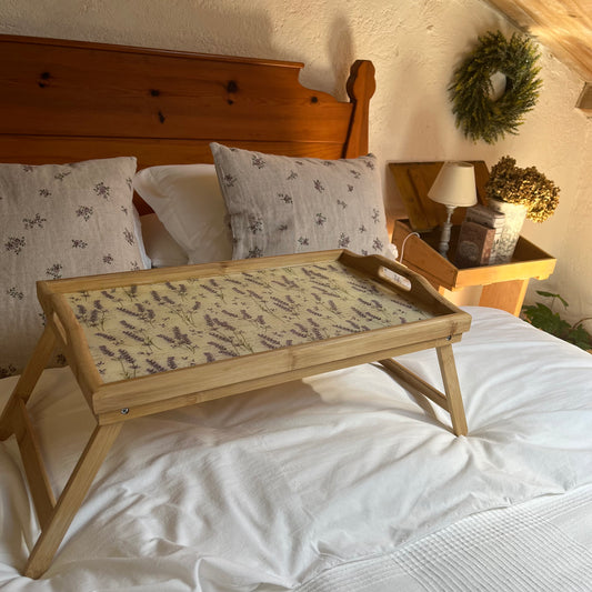 Bandeja desayuno lavanda