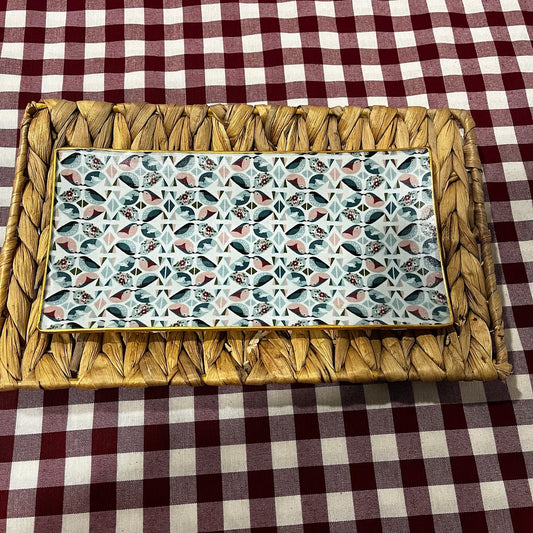 Bandeja rectangular Birds in Love