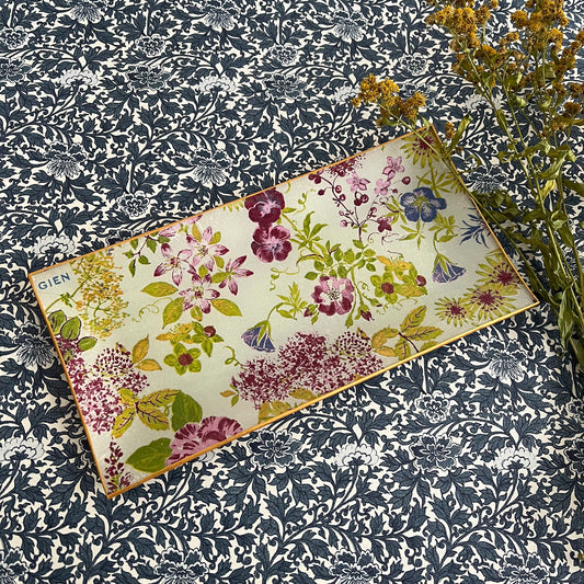 Bandeja rectangular Millefleurs