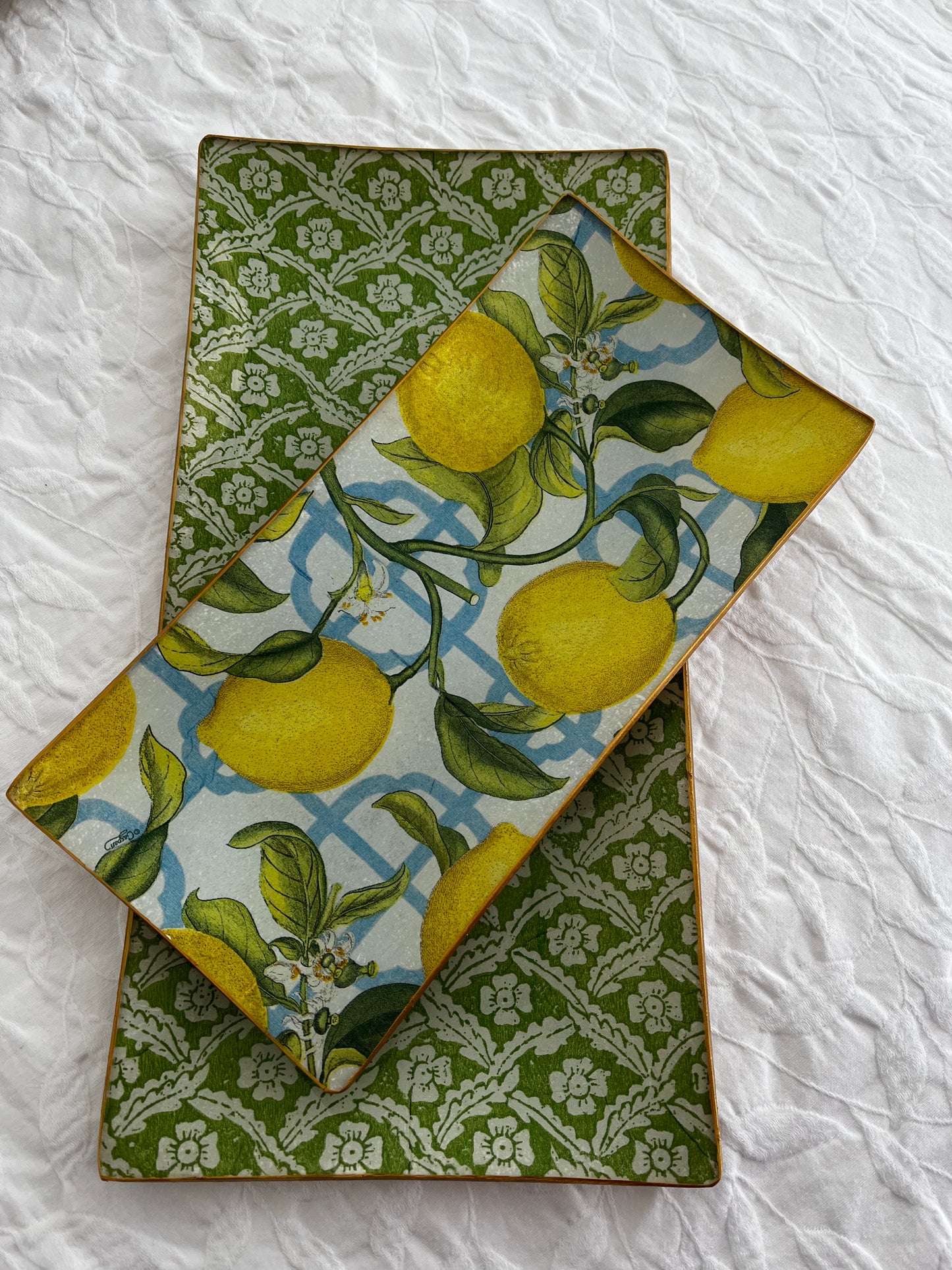 Pack de regalo limones y flor verde