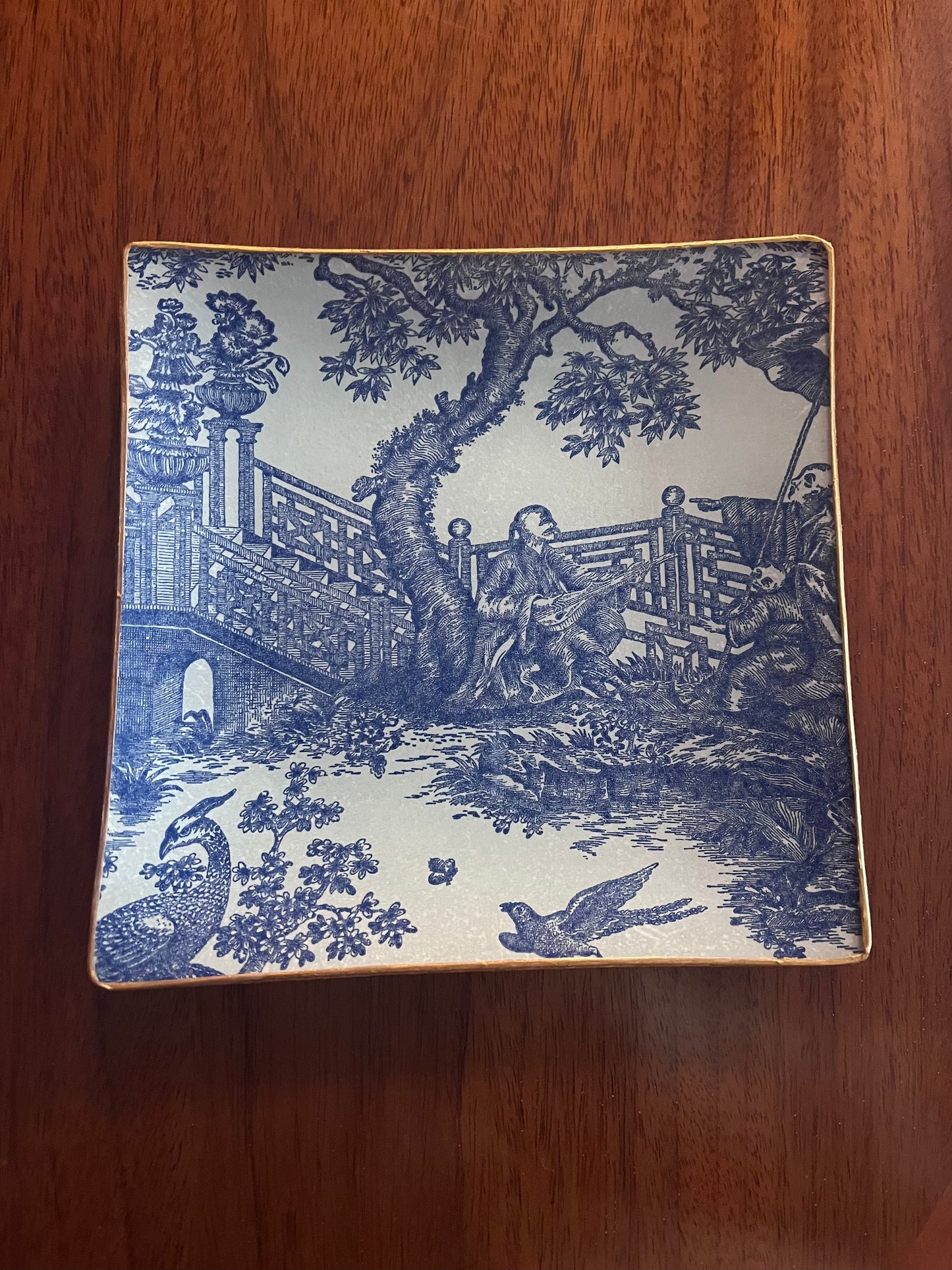 Plato colección Pagoda Blue