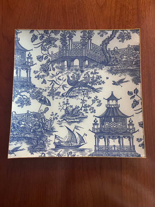 Plato colección Pagoda Blue