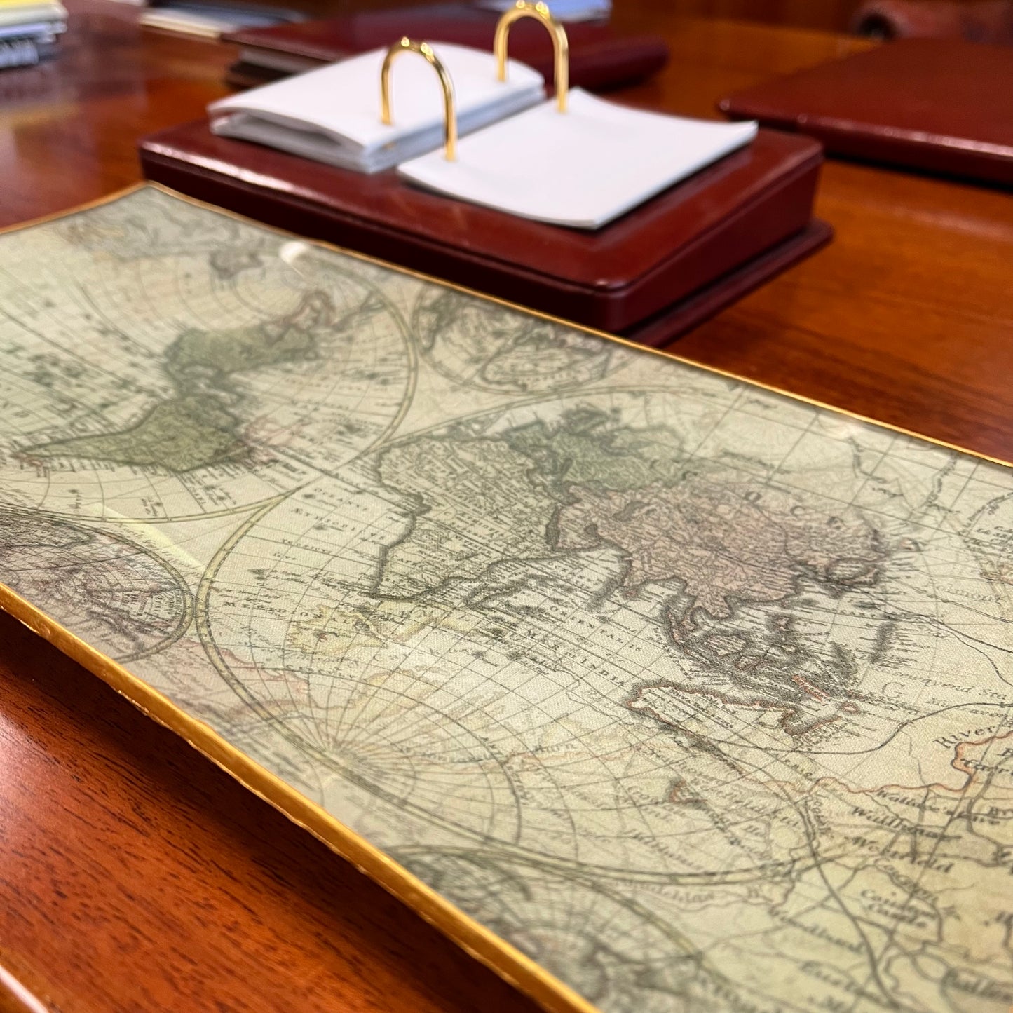 Bandeja rectangular Mapa Mundi