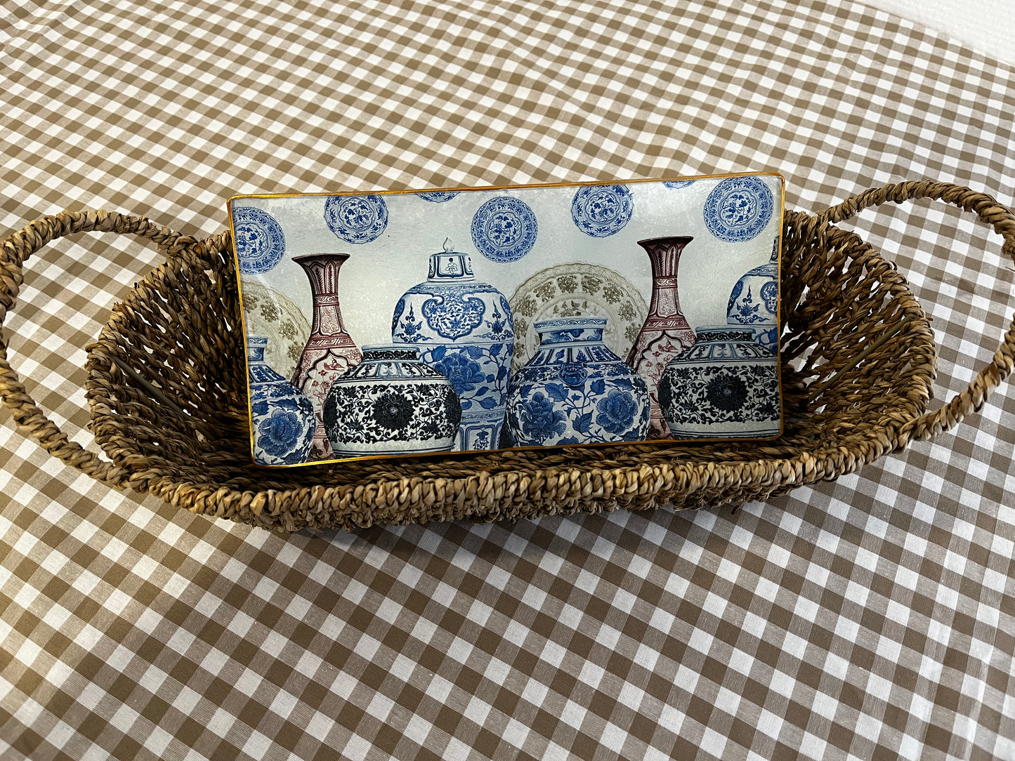 Bandeja rectangular modelo TIBOR