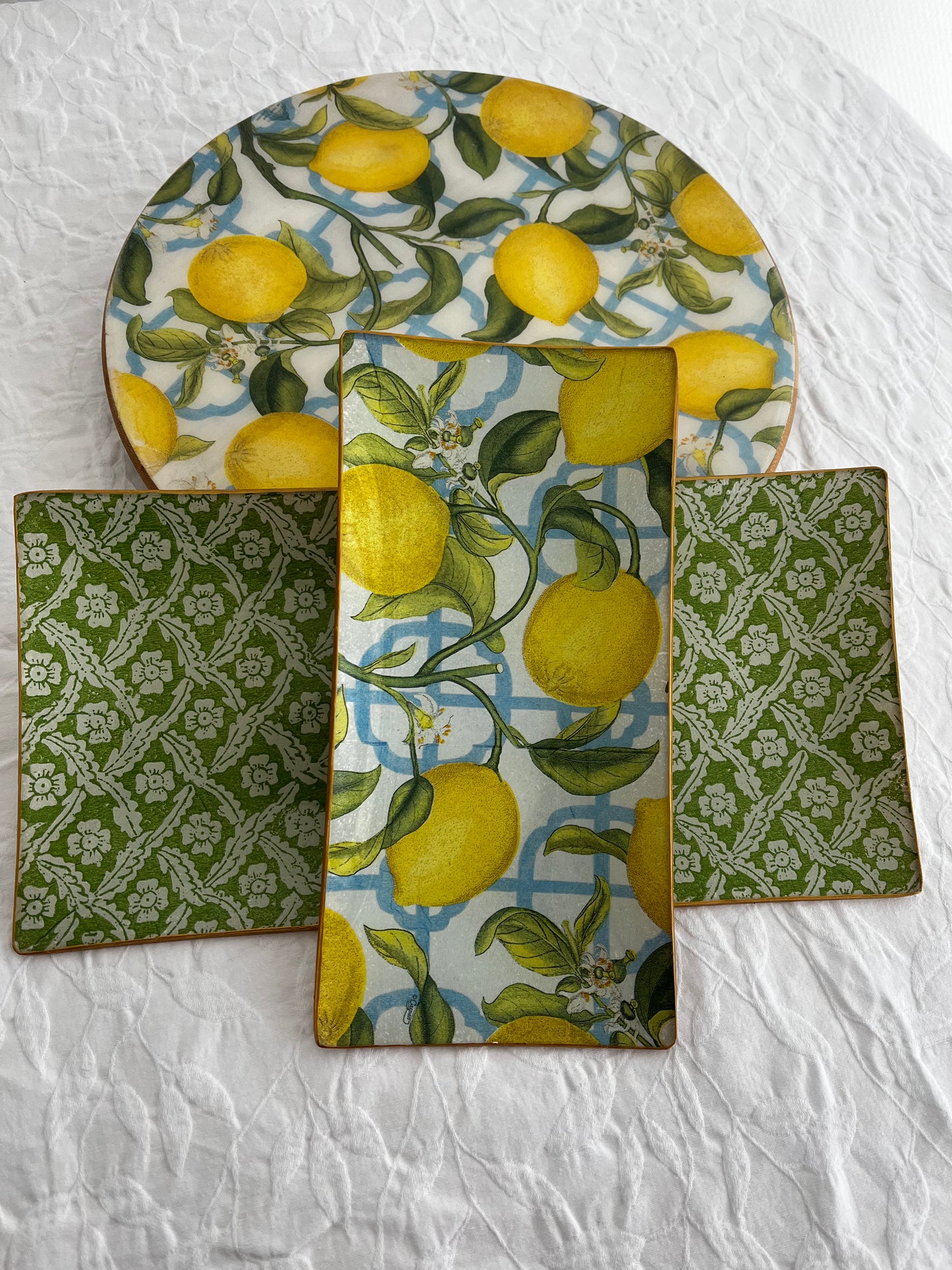 Pack de regalo limones y flor verde