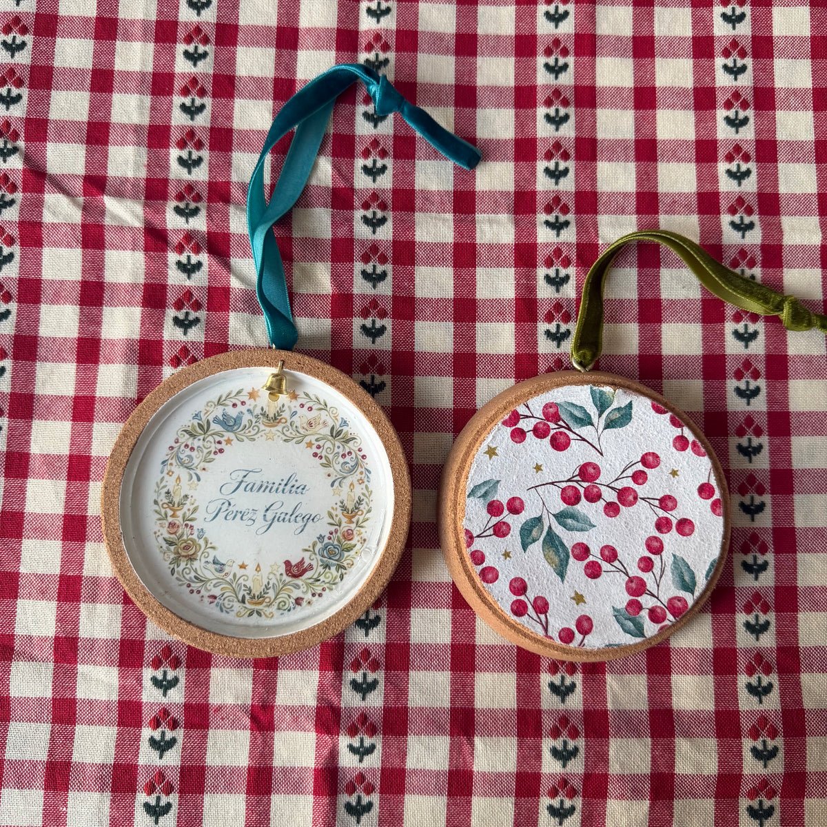 Adornos de Navidad personalizados