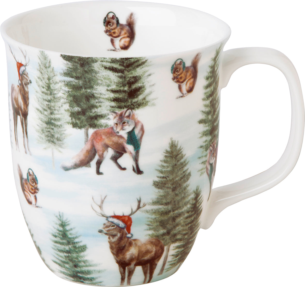 Taza Nordic Winter Animals