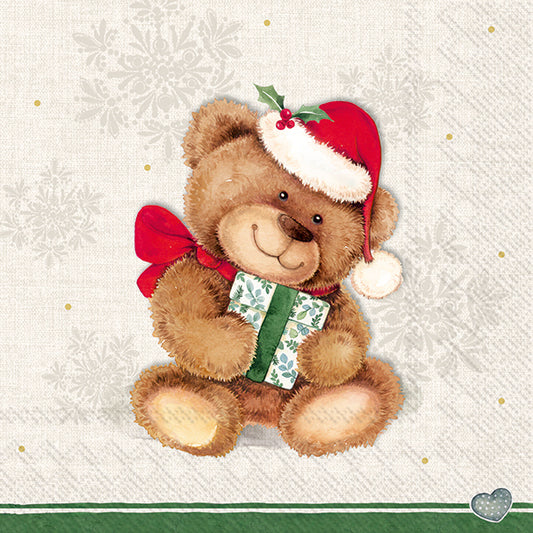 Servilletas lunch Christmas Teddy