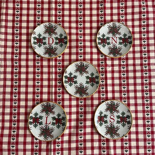 Plato de pan estrellas de ramas