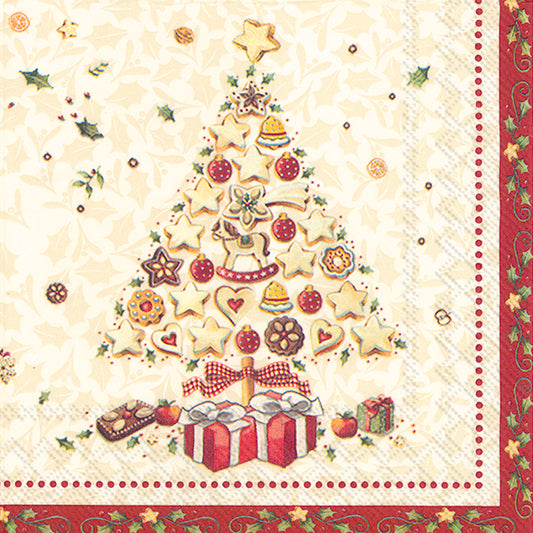 Servilletas lunch Christmas Bakery tree V&B