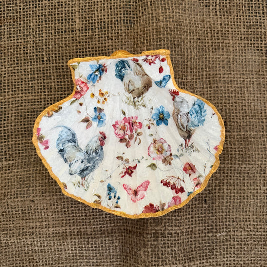 Concha de vieira Country Rooster