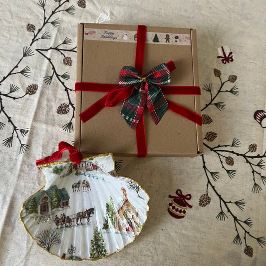 Concha de Navidad poblado