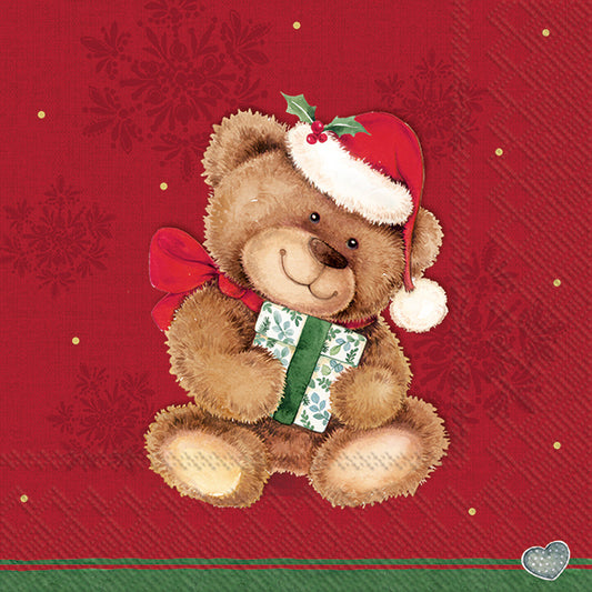 Servilletas lunch Christmas Teddy