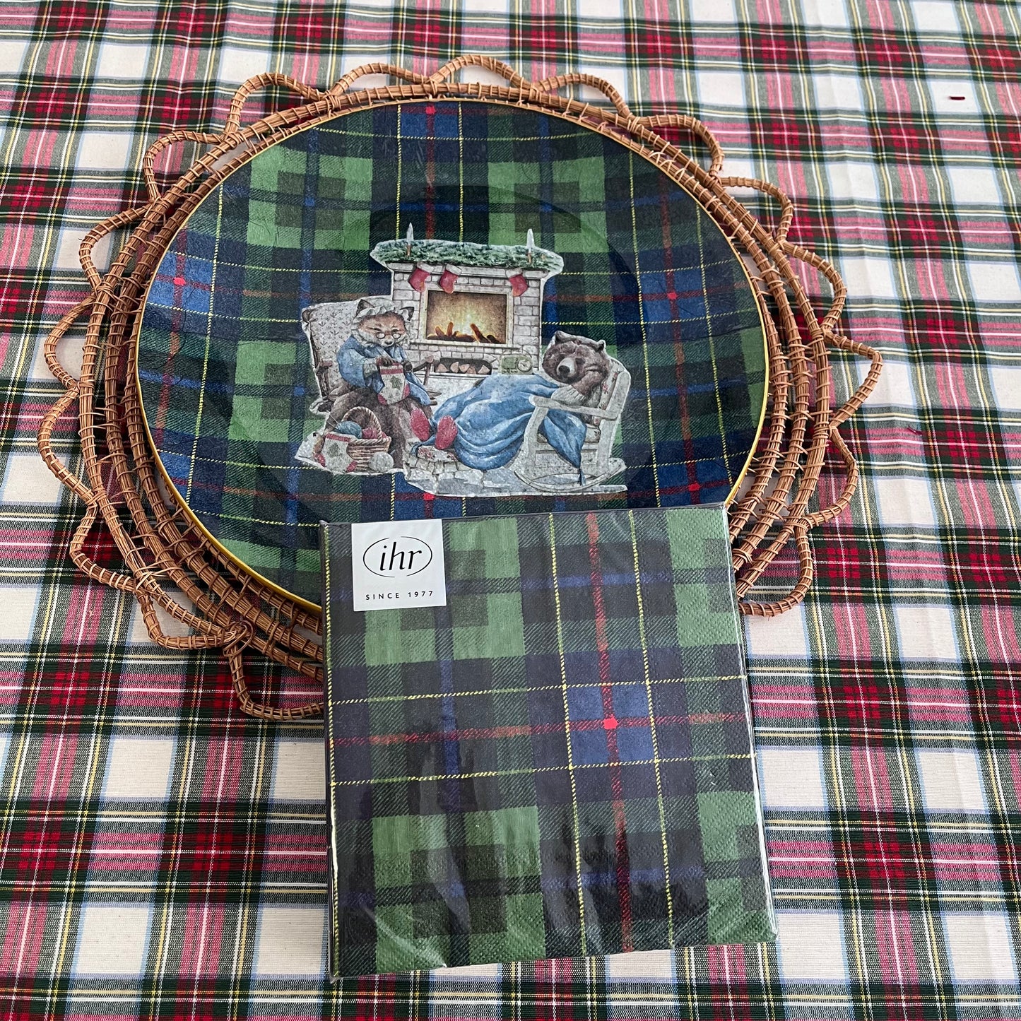 Servilletas lunch Tartan