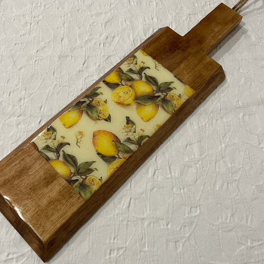 Tabla de cocina limones